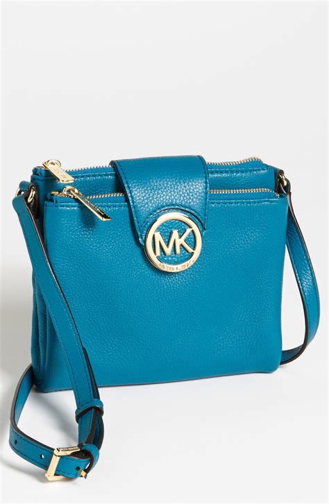 MICHAEL Michael Kors Fulton Large Crossbody Turquoise